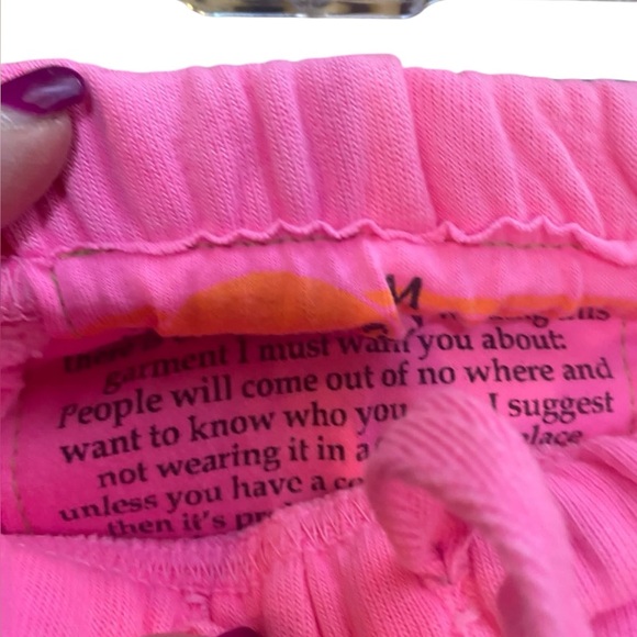 NWOT Aviator Nation hoodie/jogger/hat set PINK Size M - Picture 5 of 6